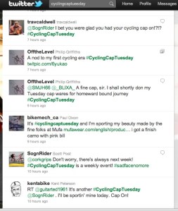#CyclingCapTuesday Tweets