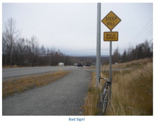 Ted- Steep Hill, Walk Bikes