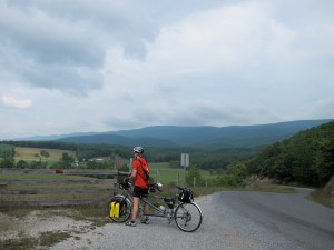 Felkerino after descending Potts Mountain