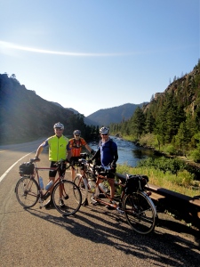 Dave, Bill, and Felkerino on Day 4 of the High Country 1200K
