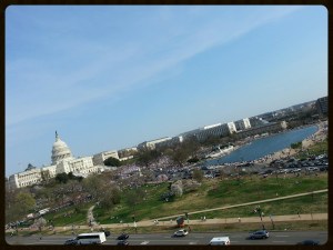 View toward the Capitol