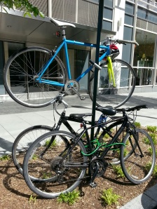 Advanced bike parking skills
