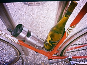 Klean Kanteen cage and California Chardonnay