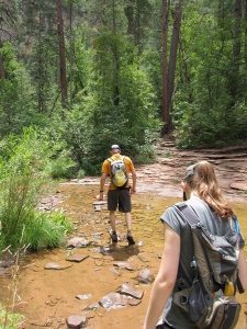 Creek crossing on the West Fork Trail
