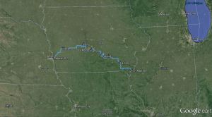 RAGBRAI route