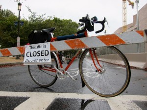 Mall side streets are still closed