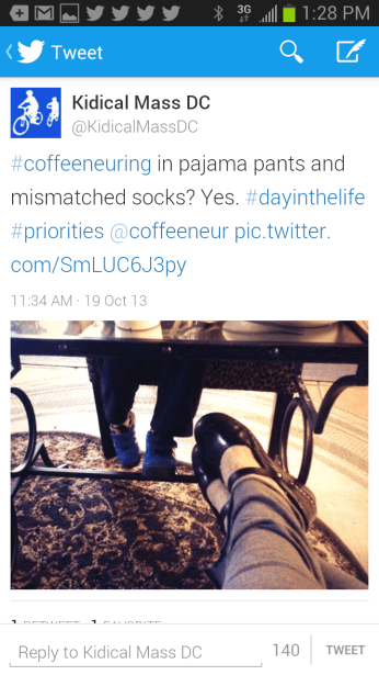 Coffeeneuring with kids