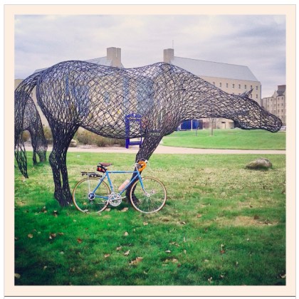 Peter Busby, The Noble Horse 1999 Galvanized Steel RodSchwinn Bicycle Company, Traveler III 1978 Cro-Moly Steel