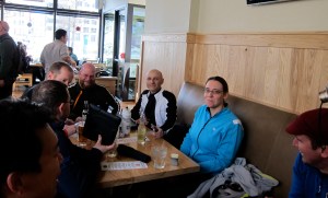 Ted, Jean, and others after the WABA Cider Ride