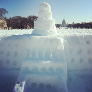 U.S. Capitol in Snow