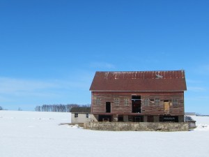One of my favorite old barns on the route