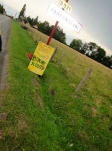 Leaving Mortagne, I think