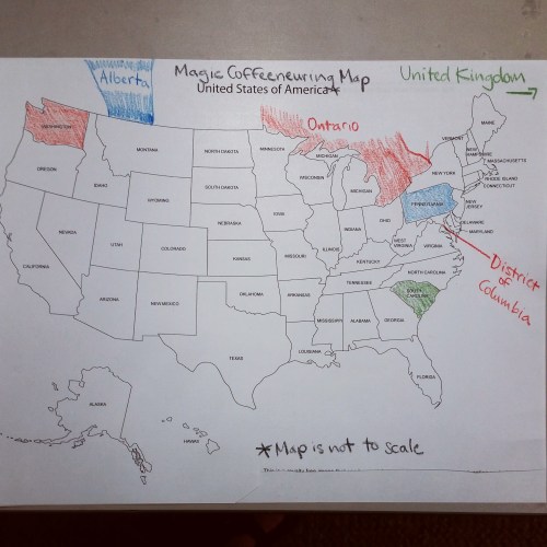 2014 Magic Coffeeneuring Map