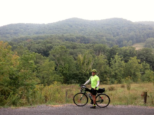 Barry on Day 2 of the Appalachian Adventure 1000K