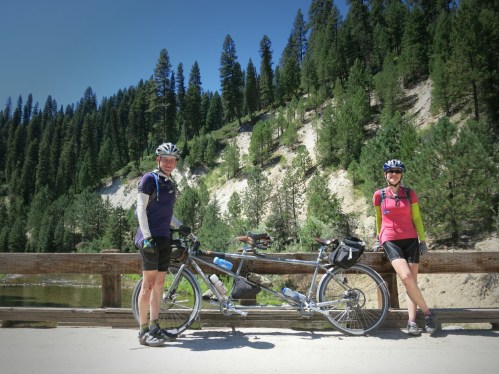 Idaho bike tour, Felkerino and me
