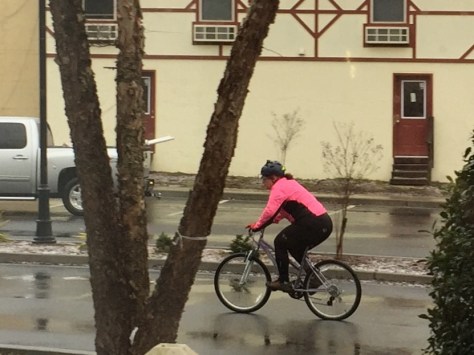 Kate and her Sugoi Zap jacket