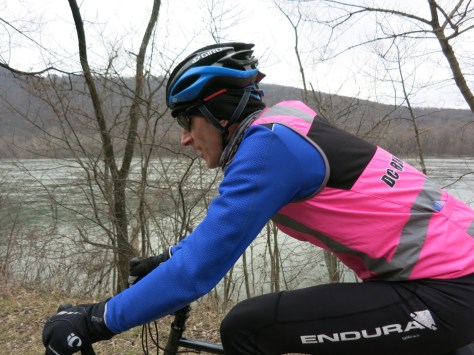 Jerry along the C&O during our 157-mile tune-up