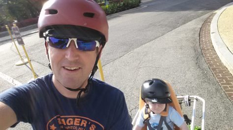 Commuting selfie (All photos courtesy of Justin)