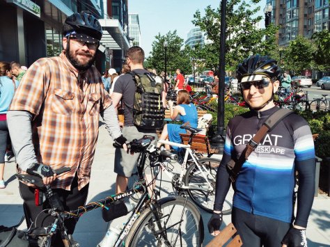 Bike to Work Day - Ted and Ed