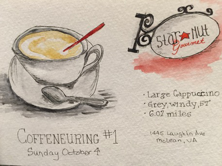 Coffeeneuring-Kathy sketch