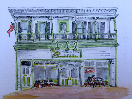 Coffeeneuring-Kathy sketch