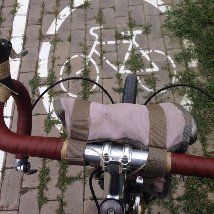 Photo courtesy of Doug (how about the twine on those handlebars!?)