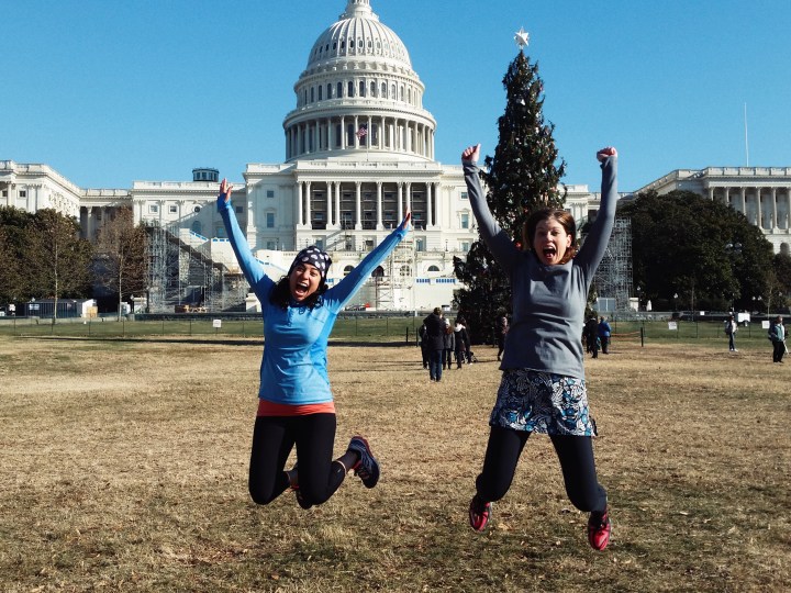 Alex and me by the Capitol Christmas Tree